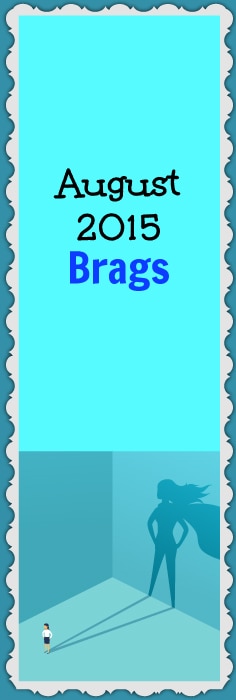 August brags