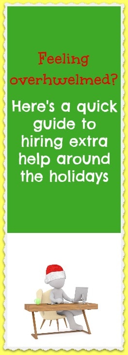 Learn how to hire a virtual assistant to help out during the busy holiday season.