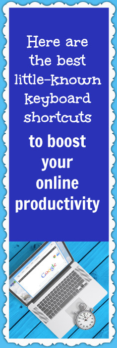 Increase your web productivity with this big list of keyboard shortcuts 
