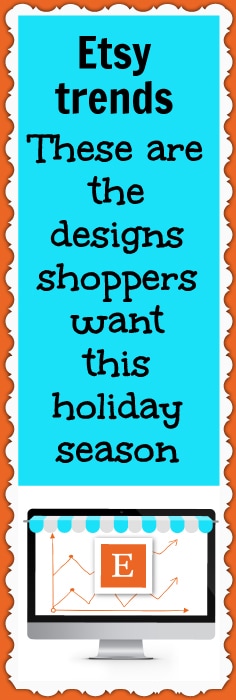 Etsy trends - fresh ecommerce design ideas for the holiday season