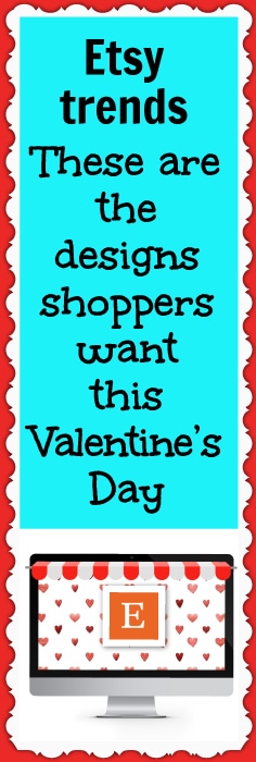Etsy trends - these are the ecommerce designs your customers want this Valentine's Day