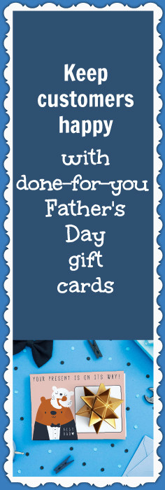 Done-for-you Father's Day gift cards to help you save more of your ecommerce sales