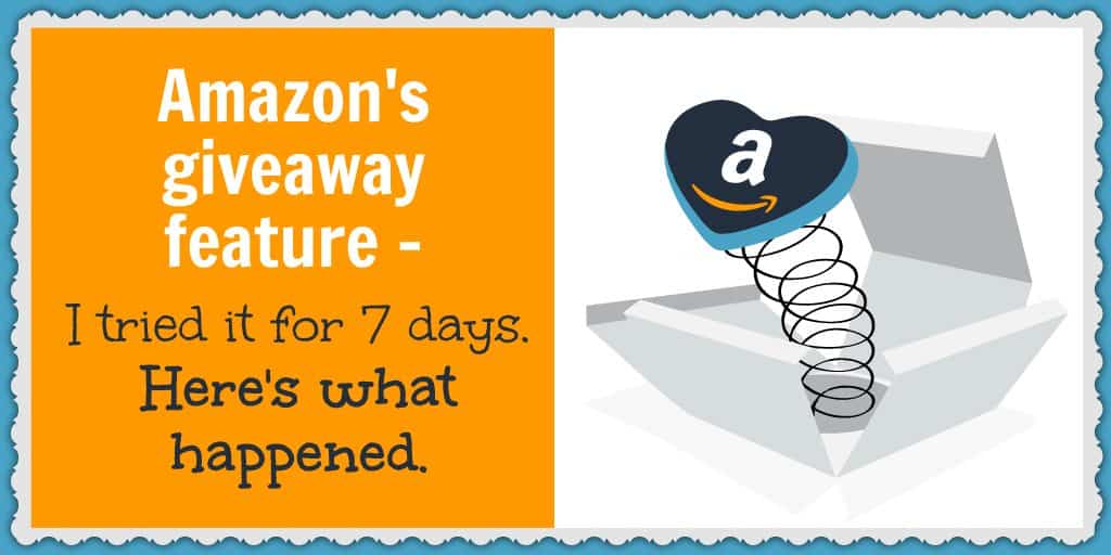 An Amazon Giveaway is an easy way to promote your product and get more sales!