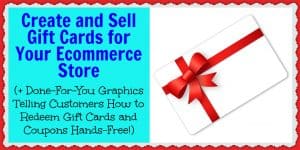 Discover how to create and sell gift cards for your ecommerce store.