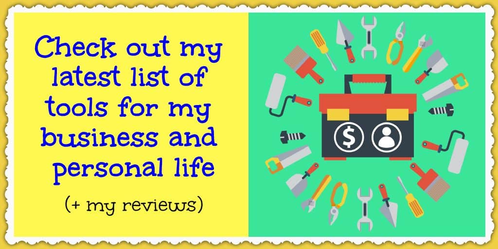 Check out my latest list of tools for my business and personal life.