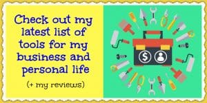 Check out my latest list of tools for my business and personal life.