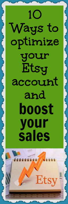 10 Ways to optimize your Etsy account and boost your sales 