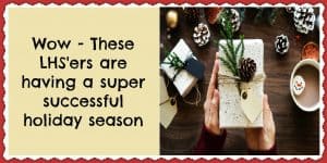 Wow - these LHS'ers are having a fantastic ecommerce holiday season