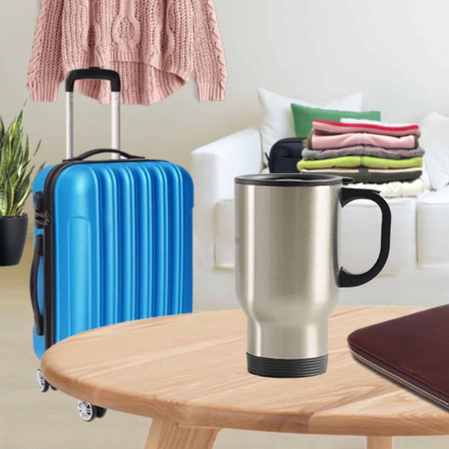 Free travel mug mockups to increase your ecommerce sales