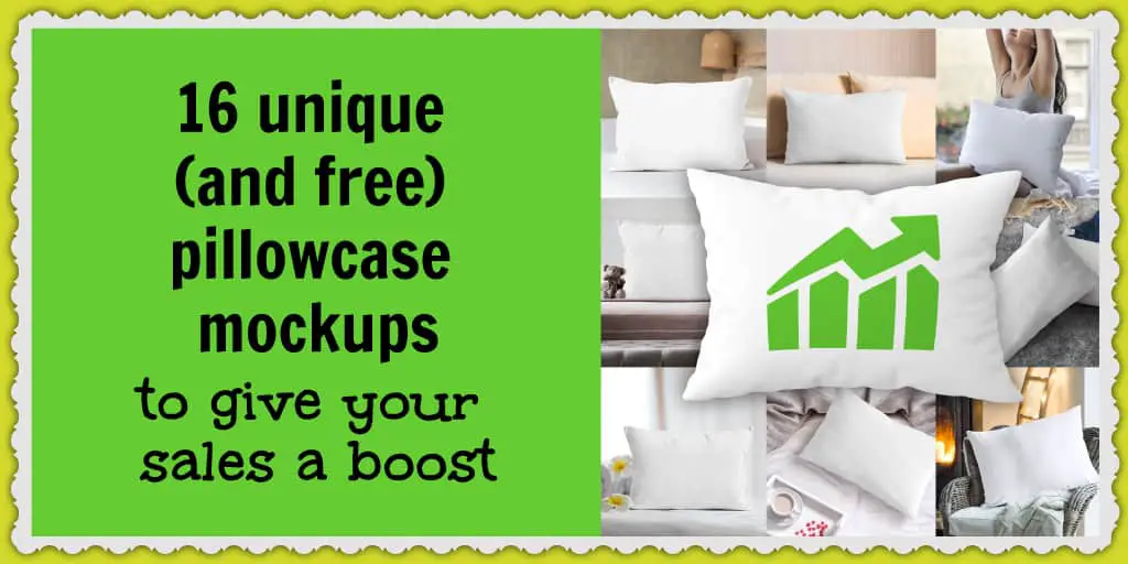 Unique and free pillowcase mockups to increase your ecommerce sales
