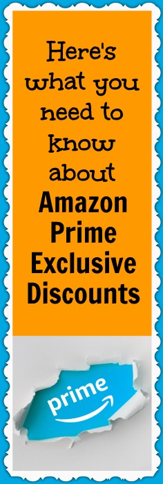 does amazon prime give you discounts on items