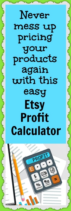 Take the guesswork out of pricing your products with this easy Etsy Calculator