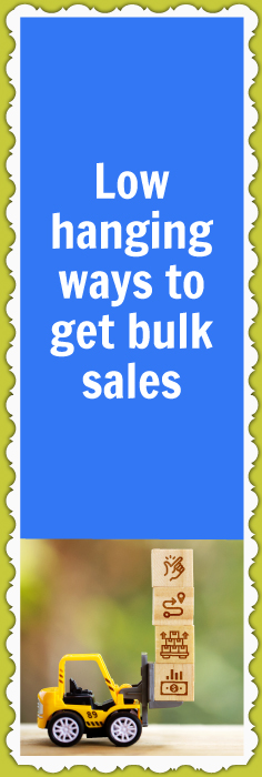 Here's how you can get bulk sales for your ecommerce business