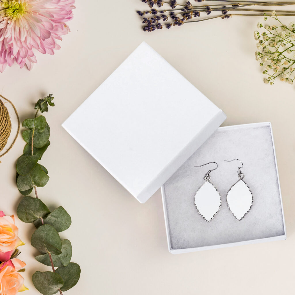 Mockups for Etsy custom earrings to help boost your ecommerce sales
