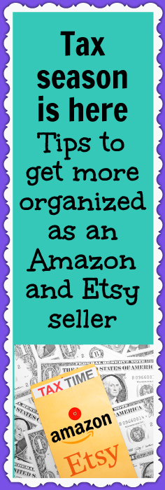 Get organized as a print-on-demand Amazon and Etsy seller for tax time