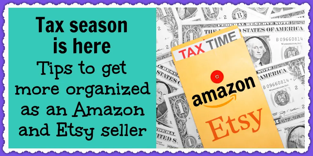 Time to get organized as a print-on-demand seller now that tax time is here