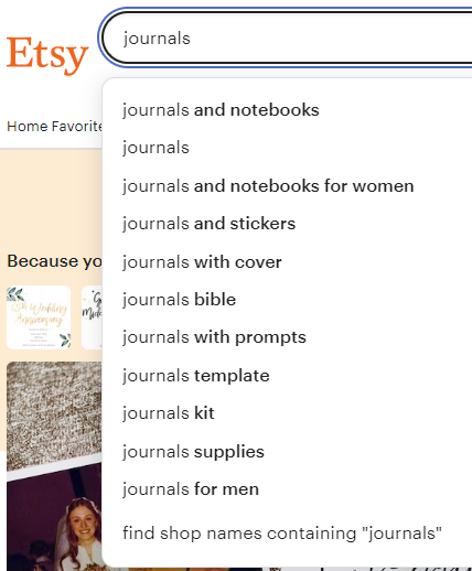 Learn more about selling journals on Amazon and Etsy