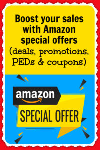 Boost your sales with Amazon special offers