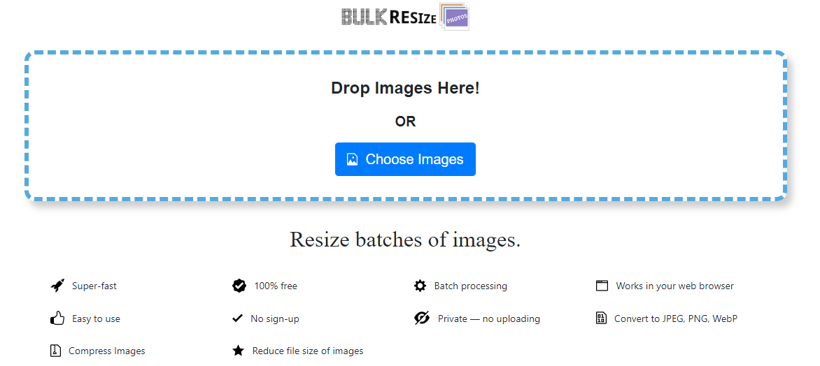 Automate your workflow with Bulk Resize