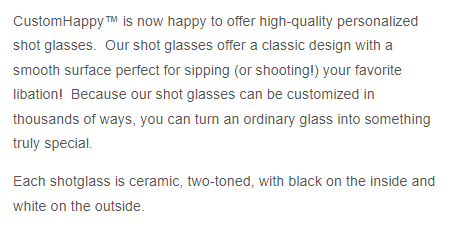 Learn more about selling custom shot glasses