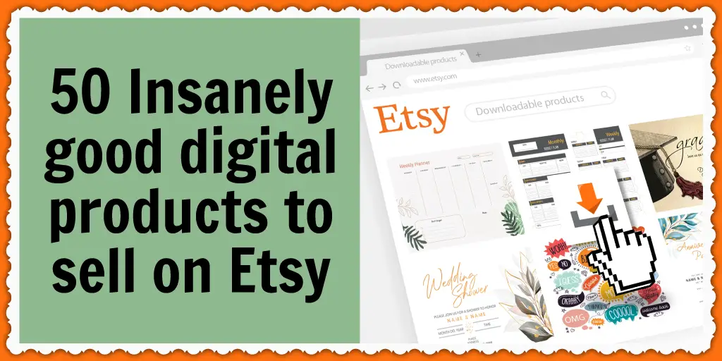 Selling digital products on Etsy