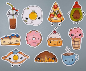 food and drink stickers