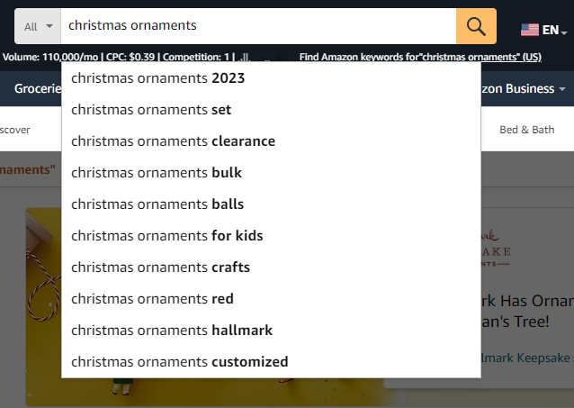 keywords for the best print-on-demand ornaments 