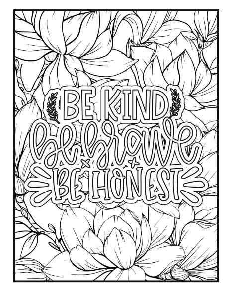 50+ Coloring pages inspirational quotes - Ideas for your next KDP ...