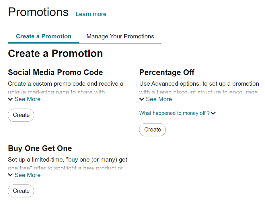 Explore Amazon's promotions and discounts and growth opportunities