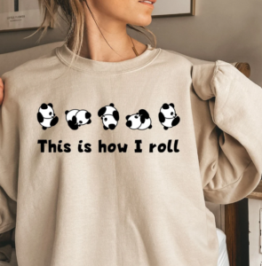 Custom stuffed animals - Panda design shirt