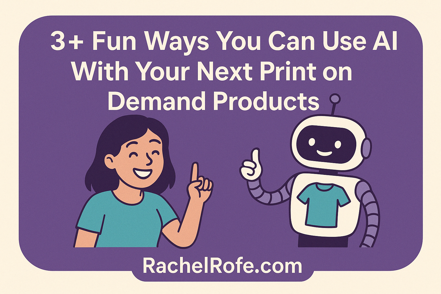 Use AI for print on demand
