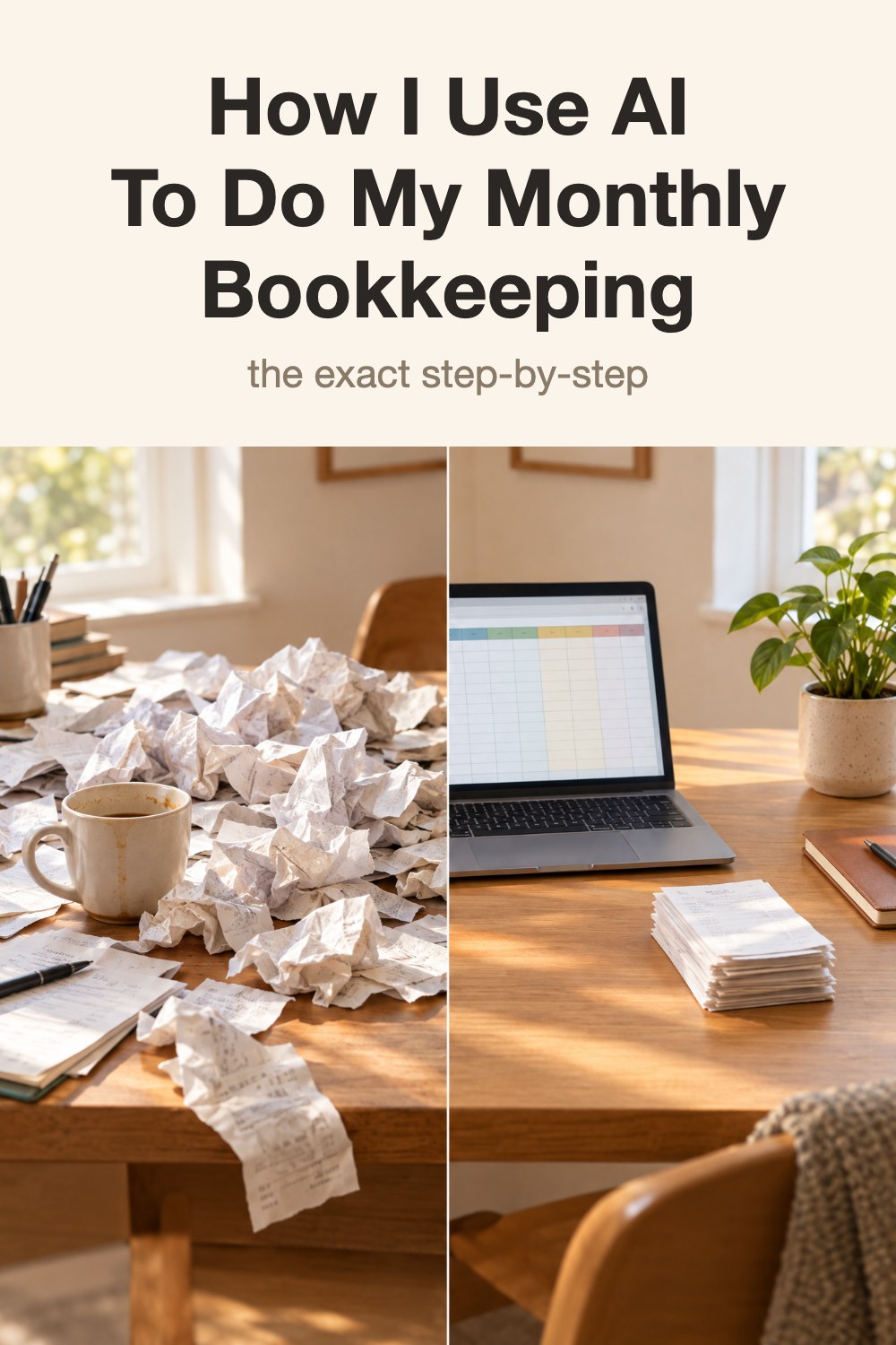 How I Use AI To Do My Monthly Bookkeeping - the exact step-by-step