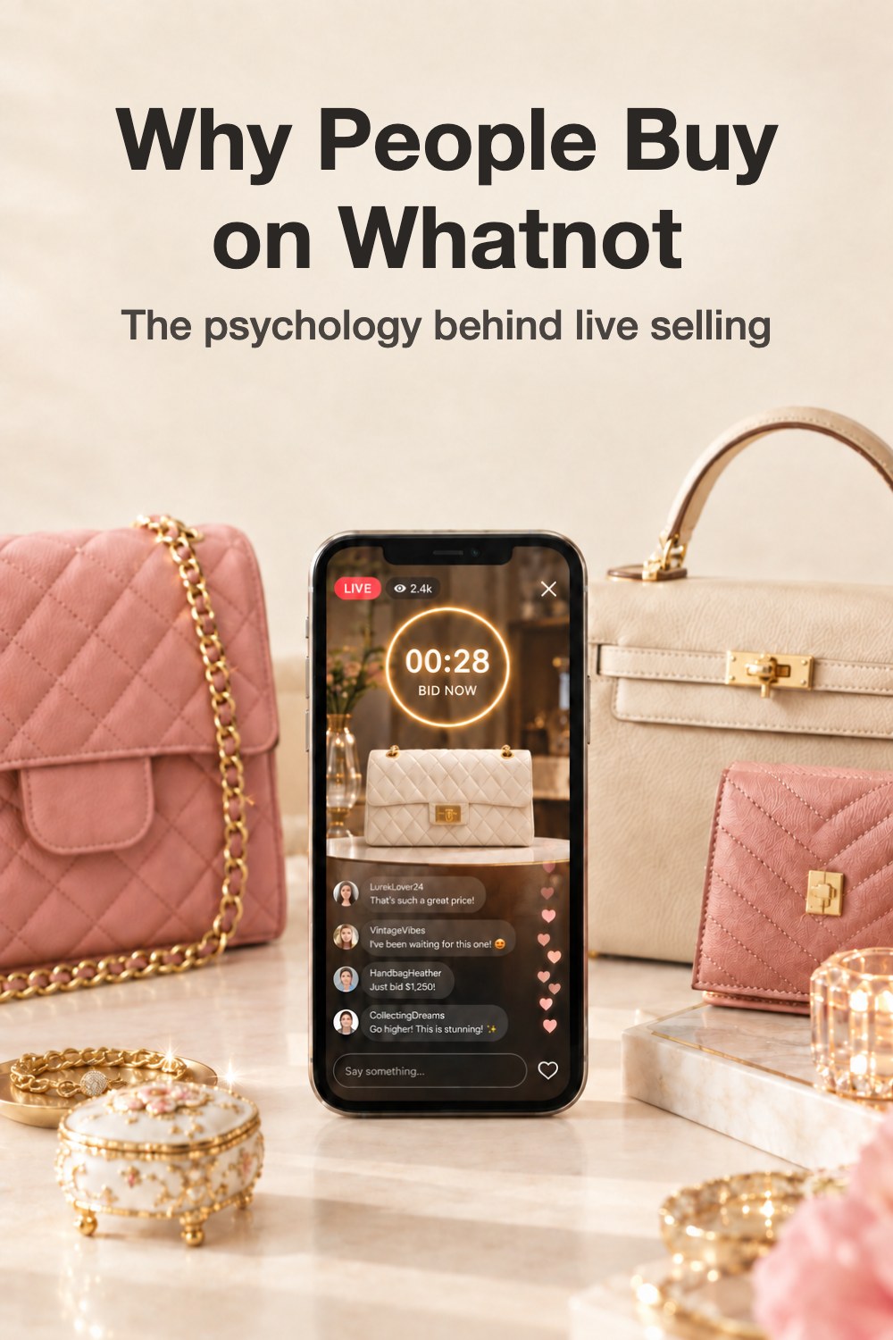 Why People Buy on Whatnot: the psychology behind live selling