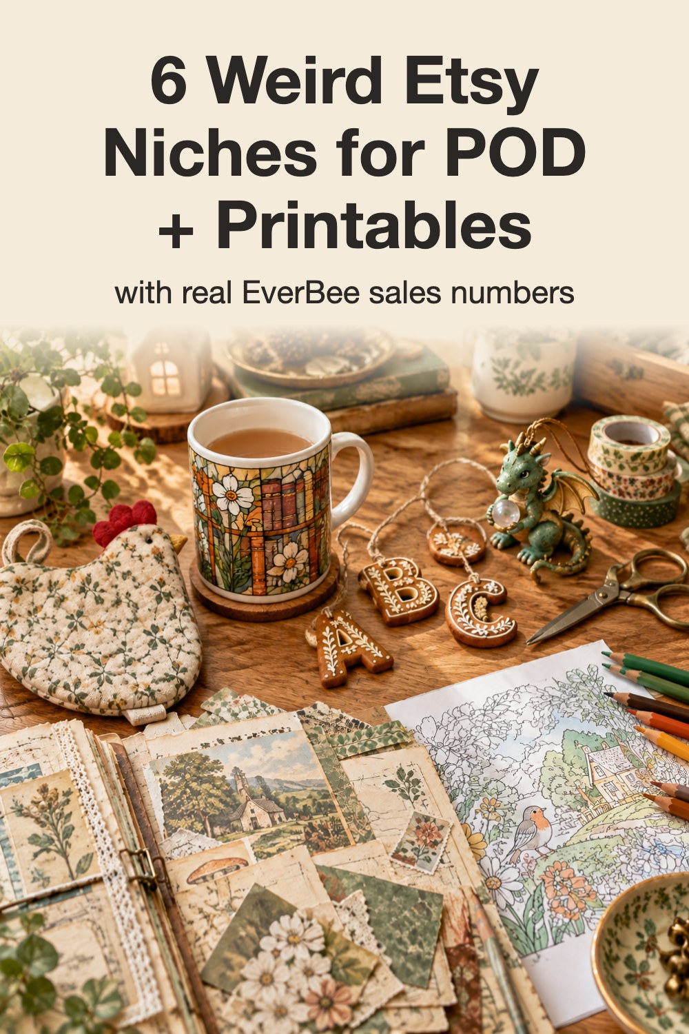 6 weird Etsy niches for print on demand and printables